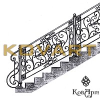 Эскизы кованых перил