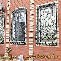 Кованые дутые решетки Код: РЕ-01