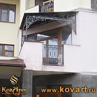 Кованые ограждения для коттеджа Код: БО-075/133