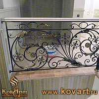 Кованые держатели деревянного поручня Код: ЛП-186/88