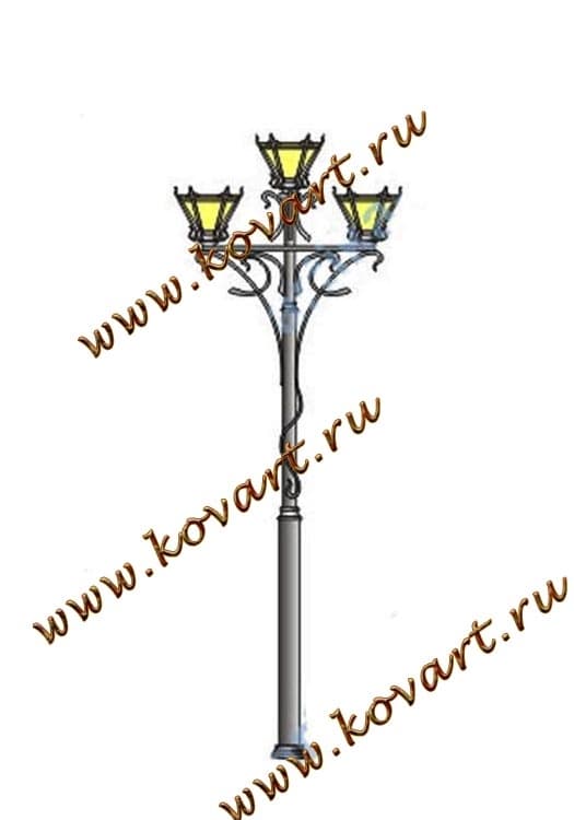 Эскизы кованых фонарей