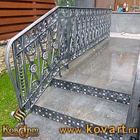 Кованые ограждения для коттеджа Код: БО-075/85