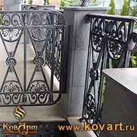 Кованые держатели деревянного поручня Код: ЛП-186/116