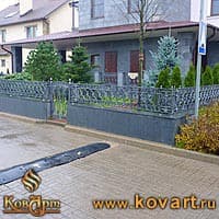 Кованые ограждения для коттеджа Код: БО-075/115