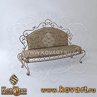Диван с коваными завитками АРТ: 2012