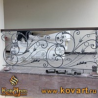 Кованый козырек для коттеджа Код: КО-10/85