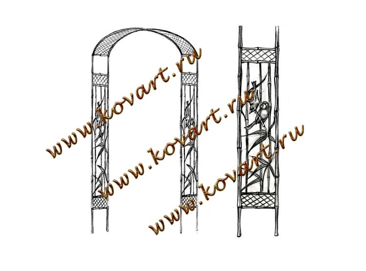 Эскизы ландшафтных изделий
