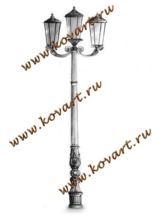Эскизы кованых фонарей
