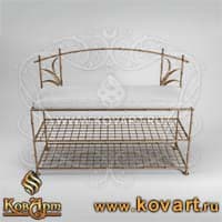 Кованая бамбуковая калошница АРТ: 1322