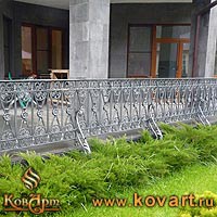 Кованые держатели деревянного поручня Код: ЛП-186/124
