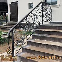 Кованый козырек для коттеджа Код: КО-10/90