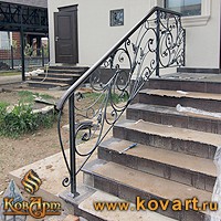 Кованый козырек для коттеджа Код: КО-10/78