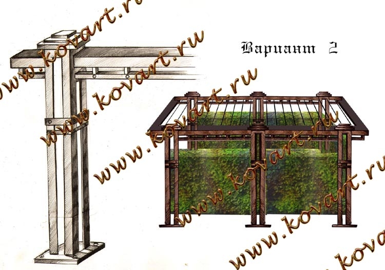 Эскизы ландшафтных изделий