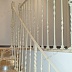 Кованые белые перила для винтовой лестницы Код: КВЛ-39/110