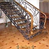 Изогнутые перила для кованой винтовой лестницы Код: ЛП-076/79