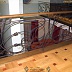 Изогнутые перила для кованой винтовой лестницы Код: ЛП-076/82