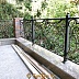 Кованые балконы черного цвета для дачи Код: БО-027/85