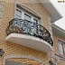 Кованый выпуклый балкон для улицы Код: БО-169/71