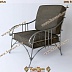 Кованое кресло в виде бамбуковых стеблей в стиле Барокко АРТ: 2106/10