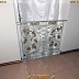 Элитные кованые белые перила с золотыми элементами Код: ЛП-029/93