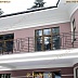 Кованое балконное ограждение в стиле модерн Код: БО-135/64
